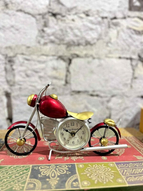 Red Bike with Clock